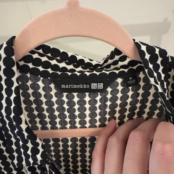 Marimekko for Uniqlo Black and White Striped Jumpsuit - Picture 3 of 6